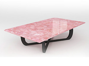 Rose Quartz Table Top (140 x 83 x 3 cm)