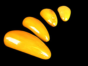 Yellow Jasper Massage Tools - Round Design