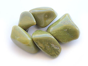 20-30 mm Green Opal Tumbled Stones