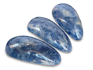Blue Calcite Massage Tools - Round Design