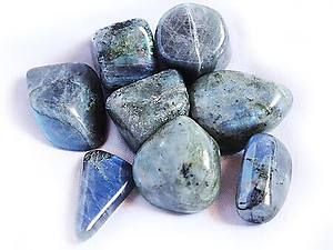 Peacock Blue Labradorite Tumbled Stones (18-30 mm)