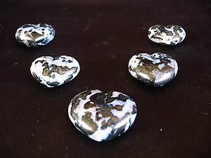 Indigo Gabbro Small Jewelry Hearts