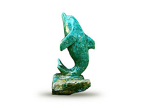 Amazonite Curled Tail Dolphin