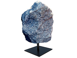 Blue Calcite Rough on Base - Large