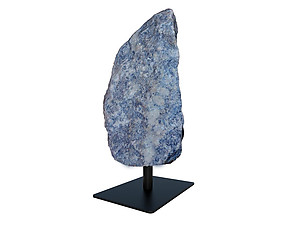 Blue Calcite Rough on Base - Medium