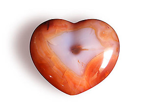Carnelian Large Decorative Heart