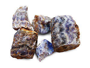 Banded Amethyst Rough - 5 LB Bag