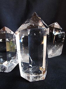 Crystal Quartz Prism (250-500g) - Polished - 5LB