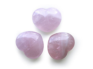 Rose Quartz Decorative Hearts
