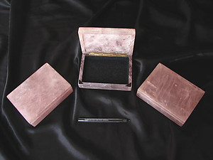 Rose Quartz Jewelry Box