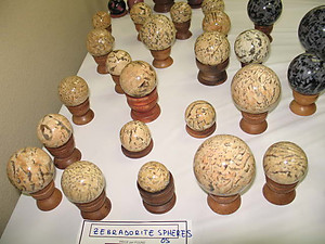Zebradorite Spheres 40-50 mm