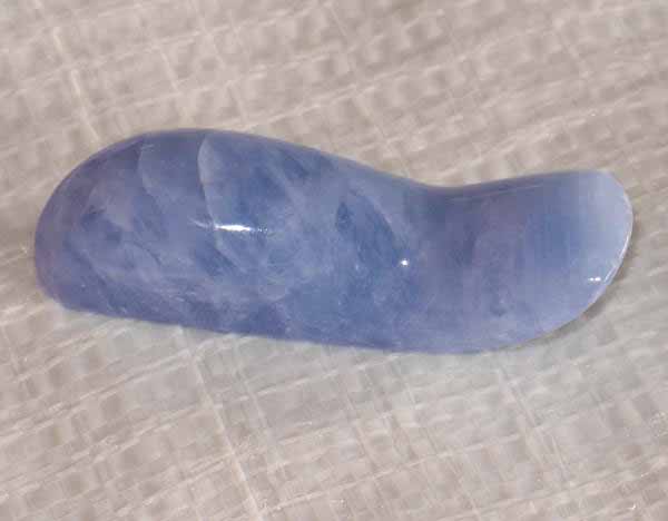 Blue Calcite Massage Wand Handheld Design