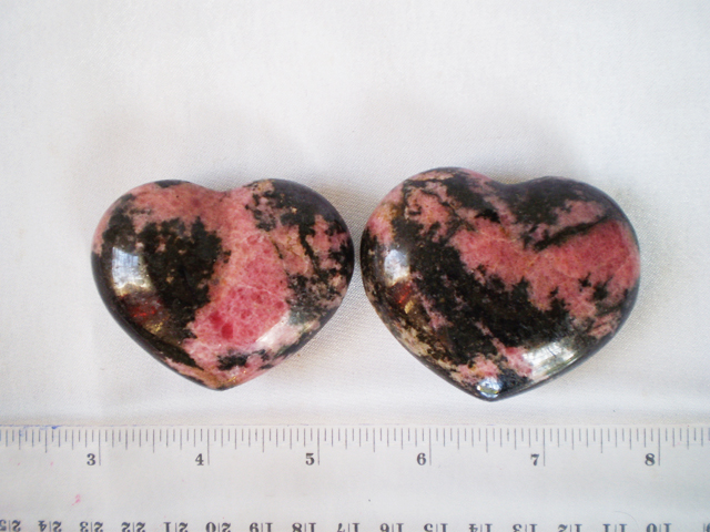 Heart Rhodes Rhodonite Decorative Heart