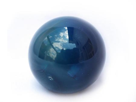 blue agate sphere