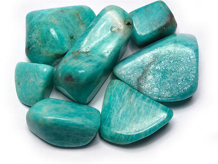 30 Mm Amazonite Tumbled Stones