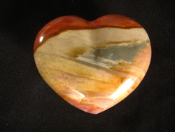 Desert Jasper Large Decorative Heart